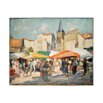 19th Century French Watercolor