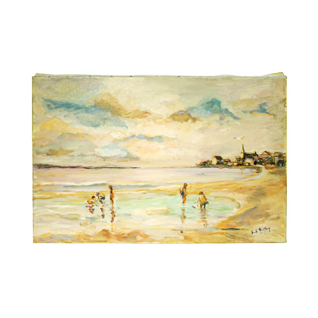 "On the Beach" by Lucienne de Meiffren