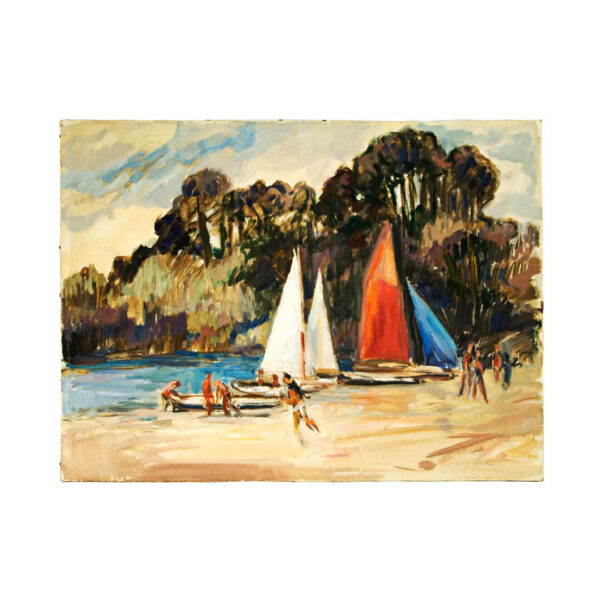 "Sailboats" by Lucienne de Meiffren