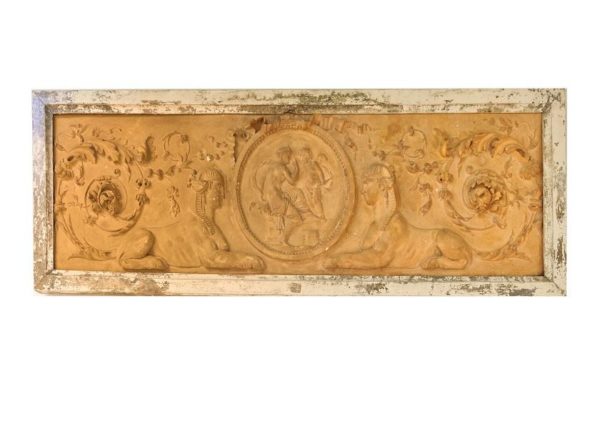 PAIR OF TERRACOTTA PLAQUES