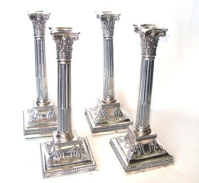SET OF 4 CANDLESTICKS