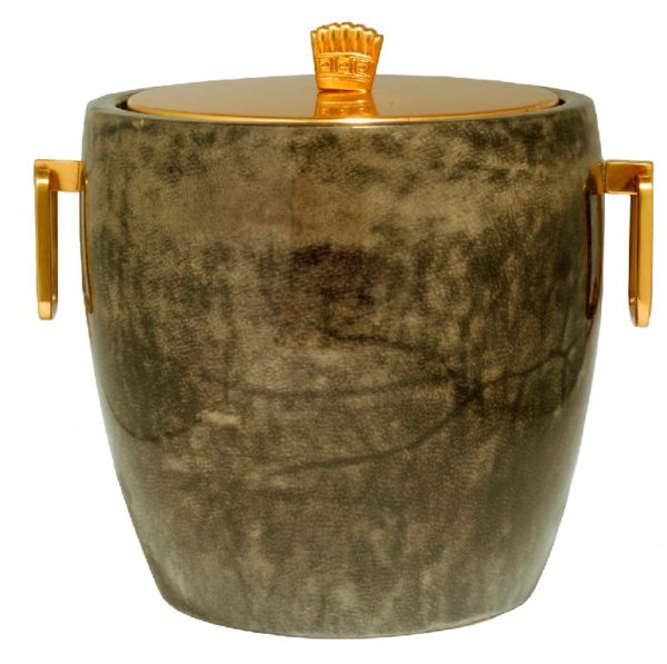 Lacquered ice bucket