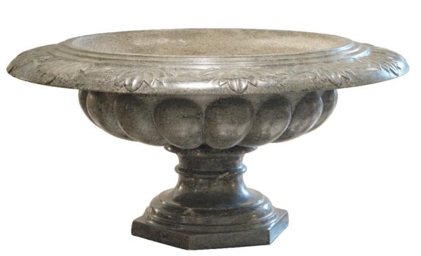 Neoclassical style green marble tazza