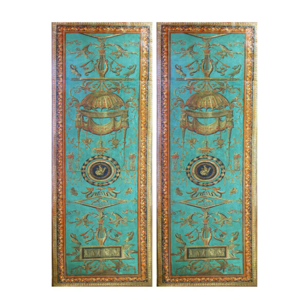 Louis XVI Wallpaper Panels, Circa 1790 - Set of 2
