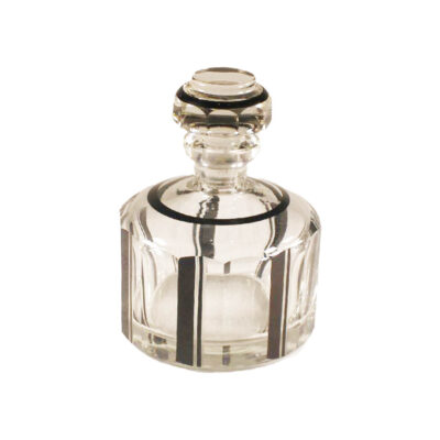 Art Deco Round Glass Decanter