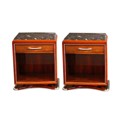 Bedside Tables By J. Leleu - Set of 2