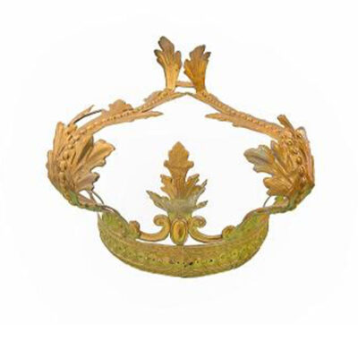 Bronze Altar Crown. Circa Early 18th Century.