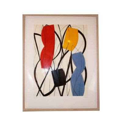 Contemporary Abstract Print, Primary Colors