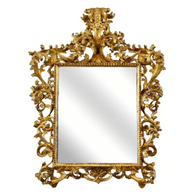 Studio Shot of an antique Florentine Mirror