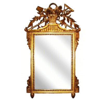 studio Shot of 18th Century style French Giltwood mirror