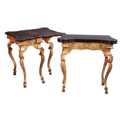 Gilt-wood & Gilt Composition Card Tables