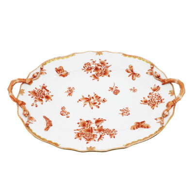 Herend Porcelain - Chinese Bouquet Pattern Oval Platter