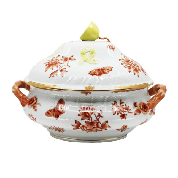 Herend Porcelain Soup Tureen - Chinese Bouquet Pattern