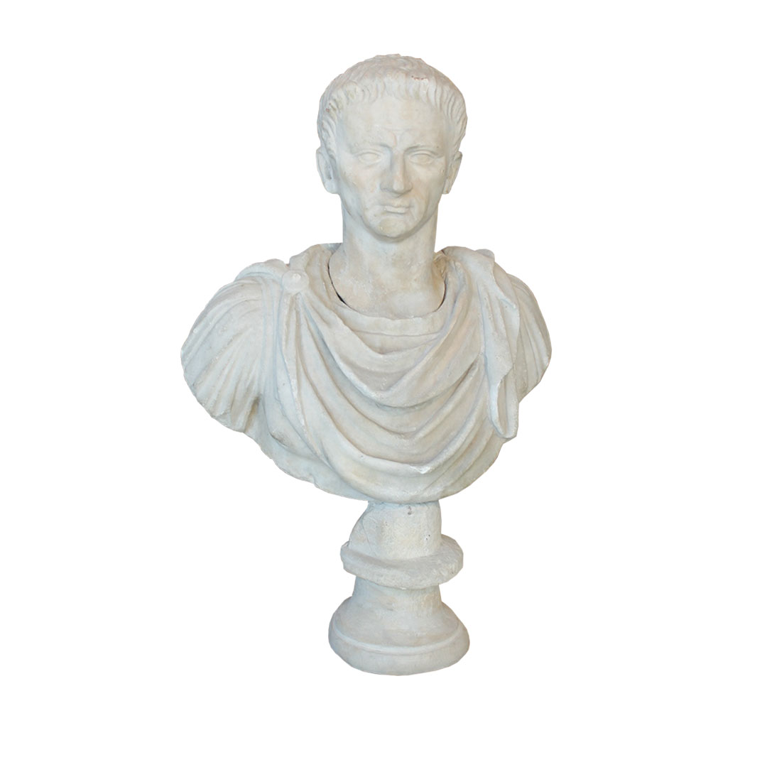 Italian Stone Bust of Emperor Nero