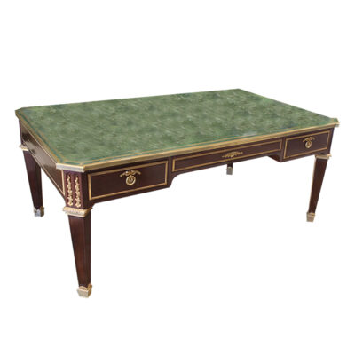Louis XVI Mahogany Bureau Plat Circa 1820