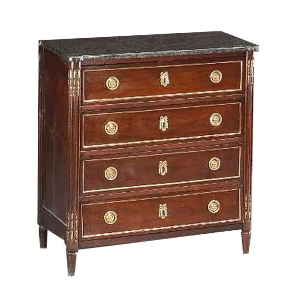 Studio Shot of a Louis XVI Mahogany Commode