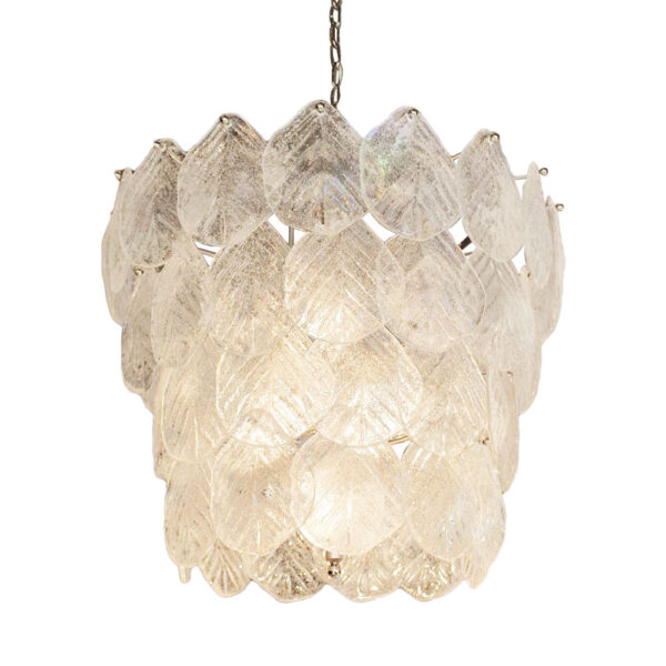 Murano Glass Leaf Chandelier