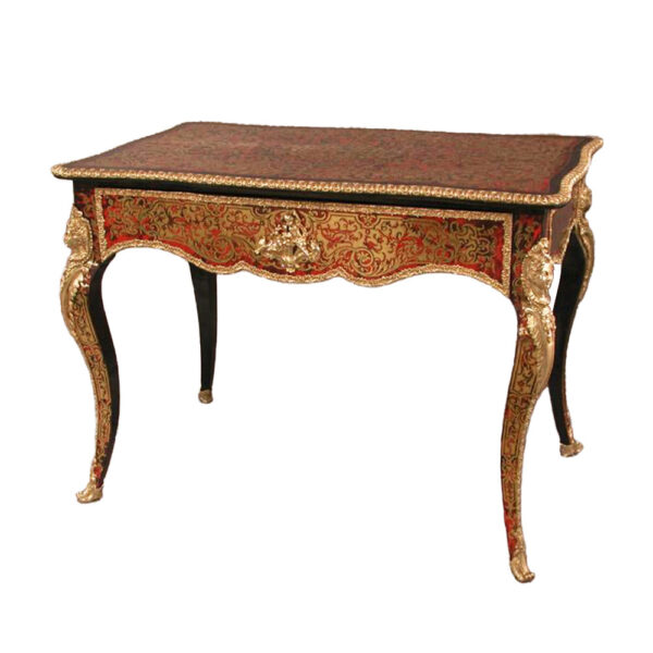 Napoleon III Boulle Work Writing table studio shot