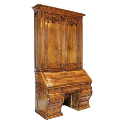Oversized French Walnut Bureau Circa 1820
