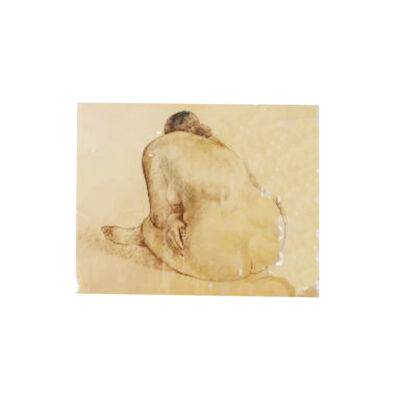 Seated Nude by Francisco Zuniga