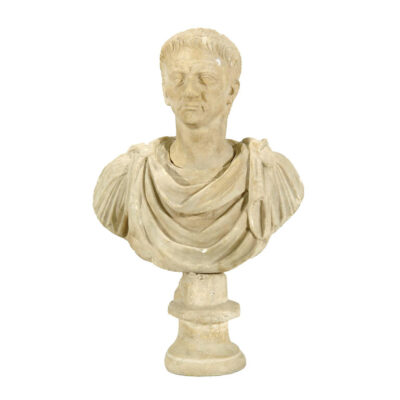 stone bust of emperor Nero
