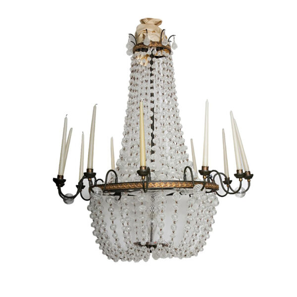 Italian Neoclassical Style Circular Chandelier