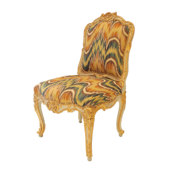 Louis XV Chairs with Bargello pattern