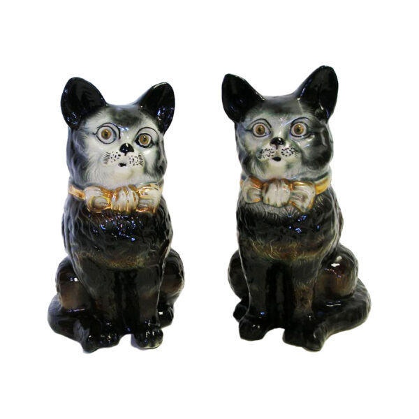 Ceramic Cats - Set of 2