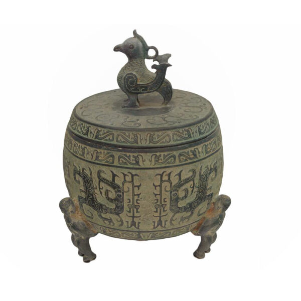 chinese brass urn