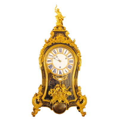 studio shot of gaudron bracket clock