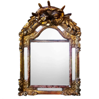 Gilt-wood & Gesso Frame with Original Mirror
