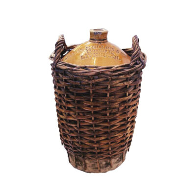 Liverpool Hunter Street Jug Covered in Wicker.