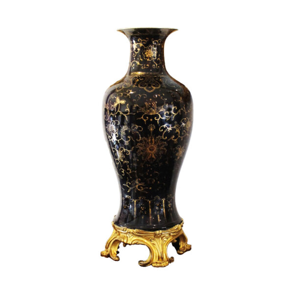 qing dynasty glazed vase