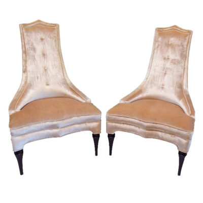 Tall Slipper Chairs - Set of 2